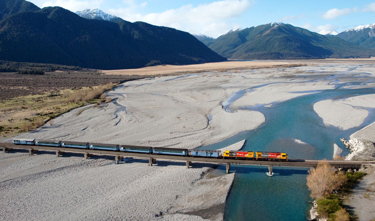 Franz Josef to Christchurch with TranzAlpine Train